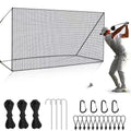 Yardnet Golf Net for Backyard Driving Outdoor Indoor Sports Netting 10 x 10 Ft/15Ft/20 Ft/25 Ft/ 15 x 15 Ft/20 Ft Heavy Duty Net for Baseball Soccer Hockey Practice Impact Screen (15x15 ft)